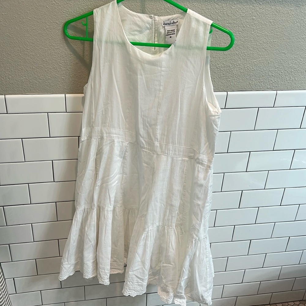 Chasing Fireflies white summer dress - girls size 16